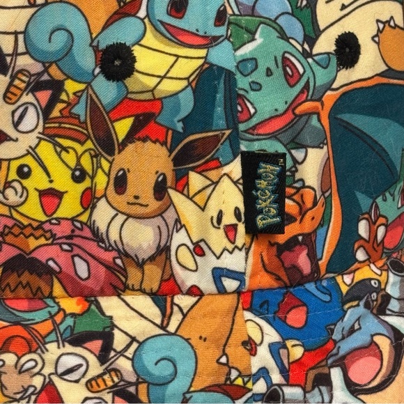 2015 Pokemon Bucket Hat All Over Print RN # 115665 One Size Fits All - Picture 10 of 10